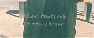 Schriftzug Arthur Pautzsch