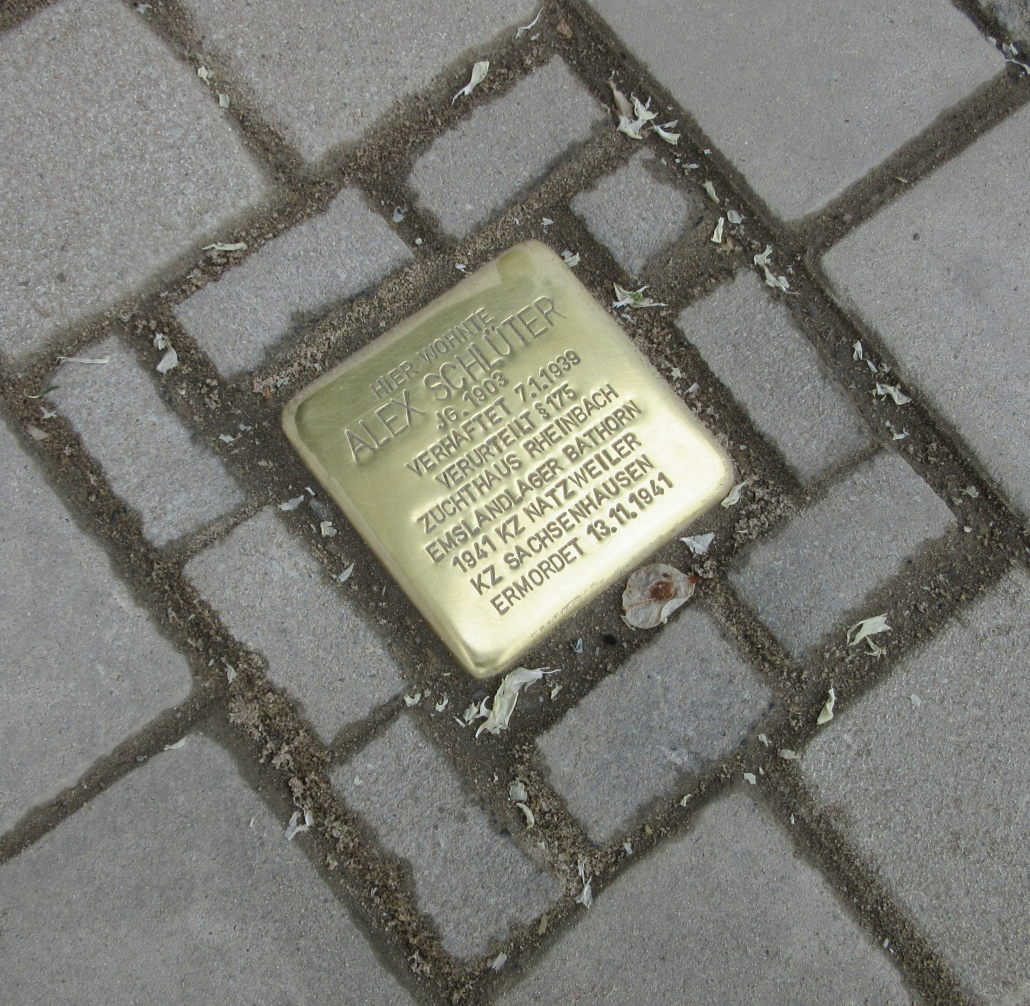 Stolperstein Alexander Schlüter