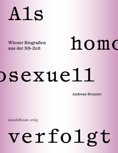 Buchtitel »Als homosexuelle verfolgt«