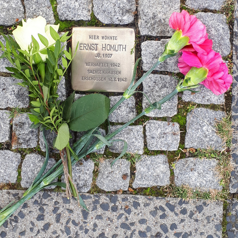 Stolperstein Ernst Homuth