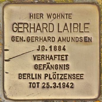 Stolperstein Gerhard Laibl