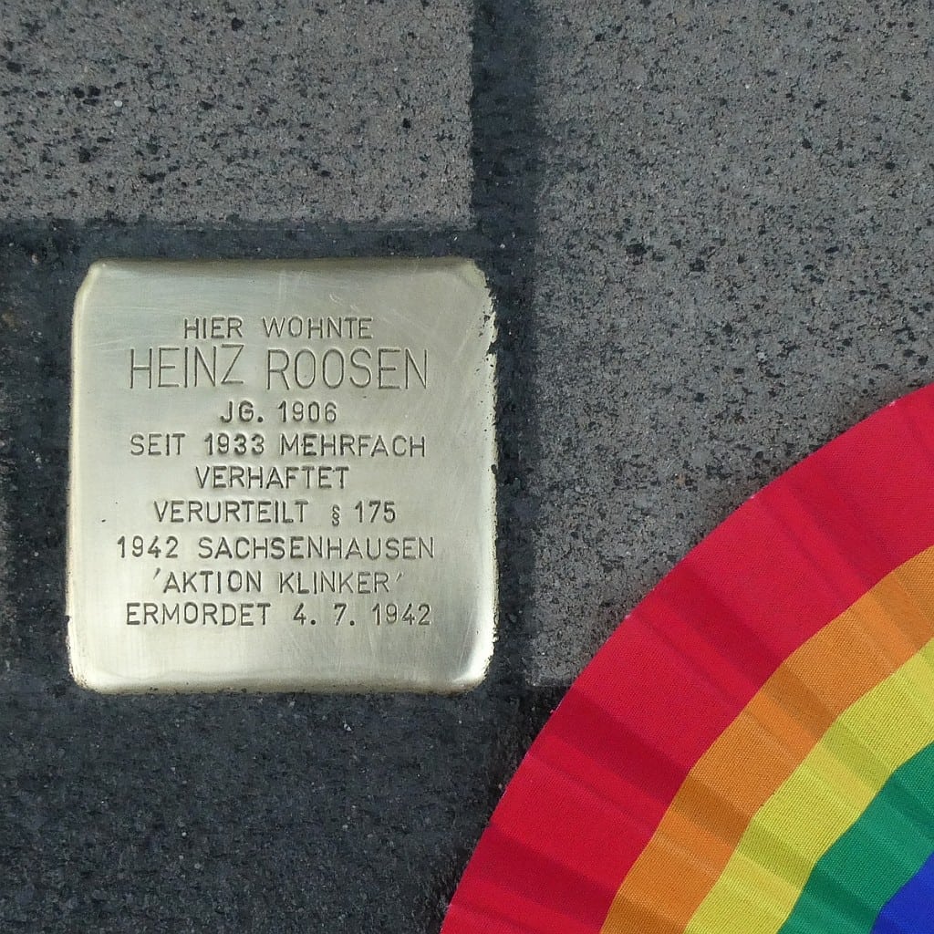 Stolpersteie Heinz Roosen